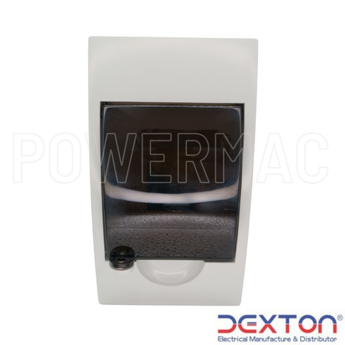 4 Pole Surface Mount Lockable Distribution Board