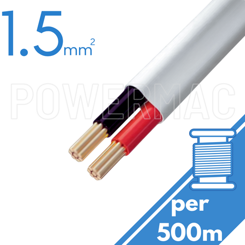1.5MM 2C Twin Cable Red/Black 450/750 V-90