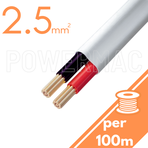 2.5MM 2C Twin Cable Red/Black 450/750 V-90