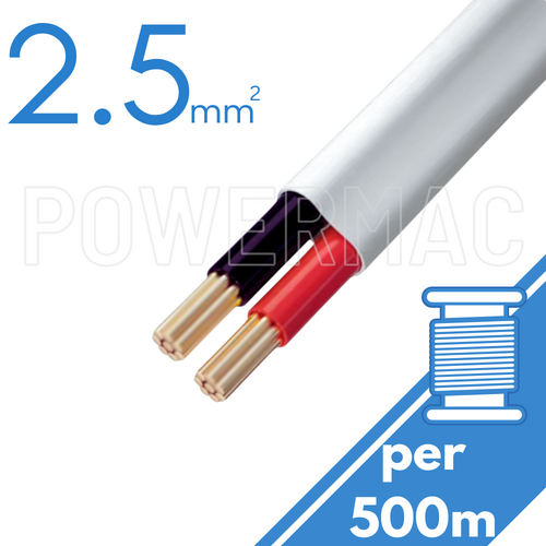 2.5MM 2C Twin Cable Red/Black 450/750 V-90