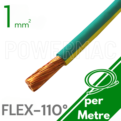 1mm Tinned CU Flex 110 Degree G/Y