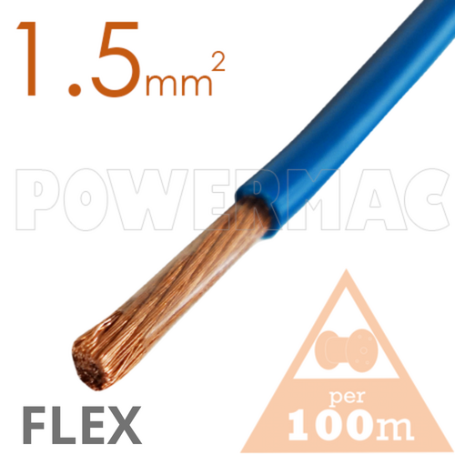 1.5MM T/CU FLEX 110 DEGREE BLUE