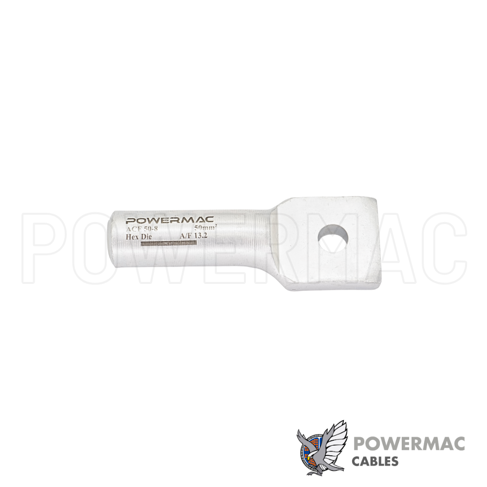 50mm M08 Bellmouth Aluminium Cable Lug