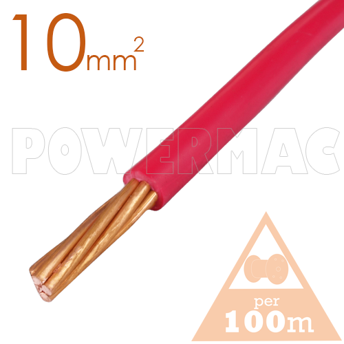 10mm Building Wire 1C V90 PVC 1KV Red