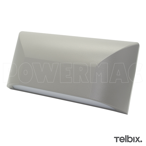Exterior 5W LED Wall Bunker Light, Tri-Colour, 400 Lumen Polycarbonate + PMMA