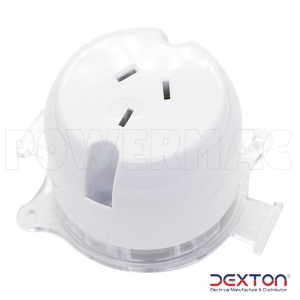 70mm High Base, Single socket Plug Base, 250v 10a