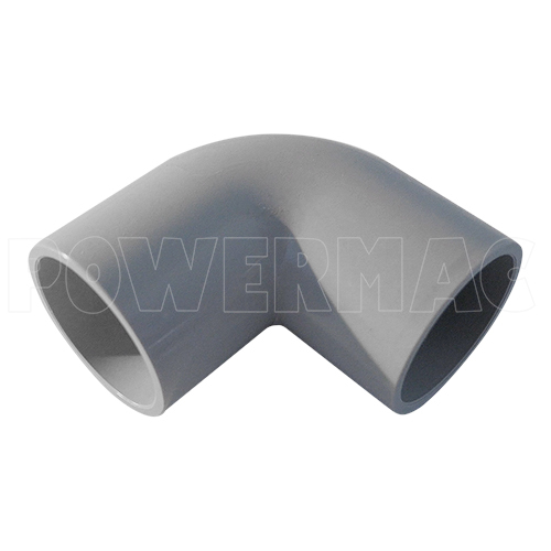 25mm Right Angle Elbow PVC Grey