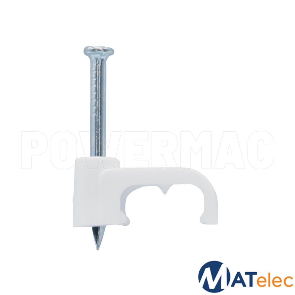 Matelec 10mm Cable Clips 500pk - Suit 1.5mm TPS