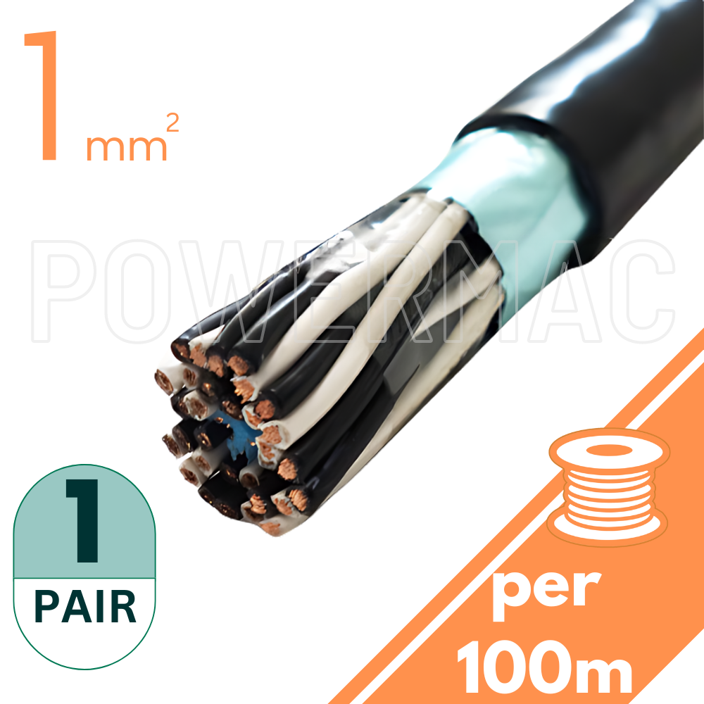 1mm 1 Pair Instrumentation PVC/OS 110V