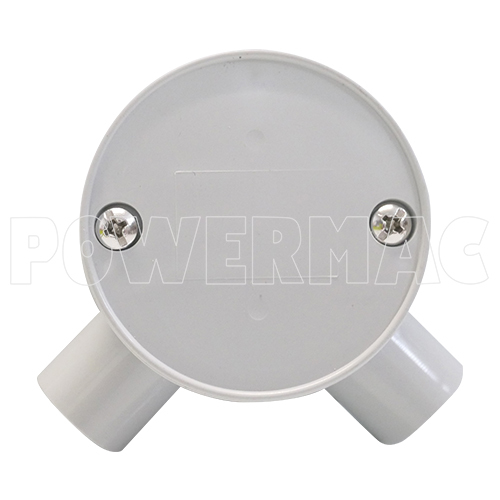 20mm RIGHT ANGLE SHALLOW JUNCTION BOX