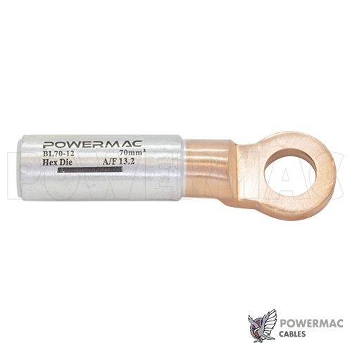 70mm M12 Bi-metal Cable Lug
