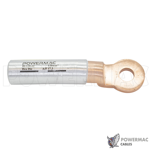 120mm M12 Bi-metal Cable Lug