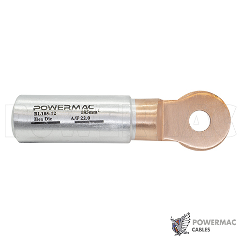 185mm M12 Bi-metal Cable Lug