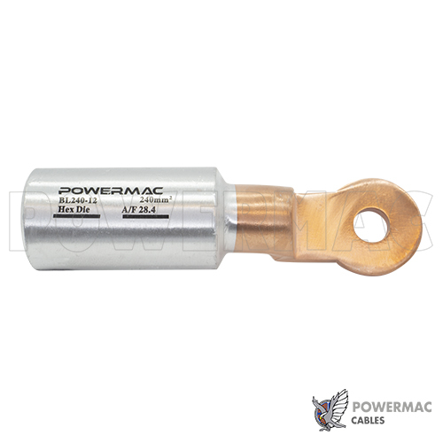 240mm M12 Bi-metal Cable Lug