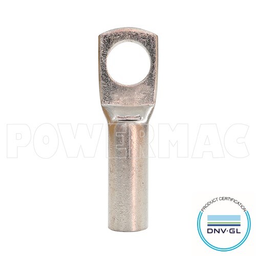 16mm M8 Straight Barrel Copper Cable Lug