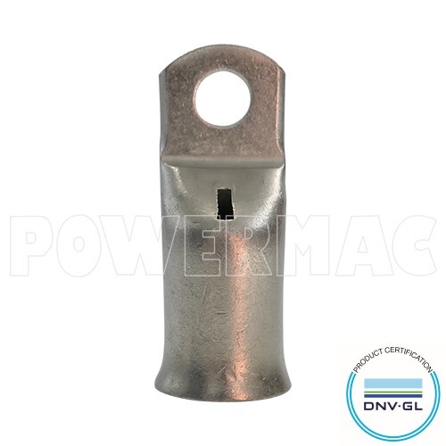 95mm M8 Straight Barrel Copper Cable Lug