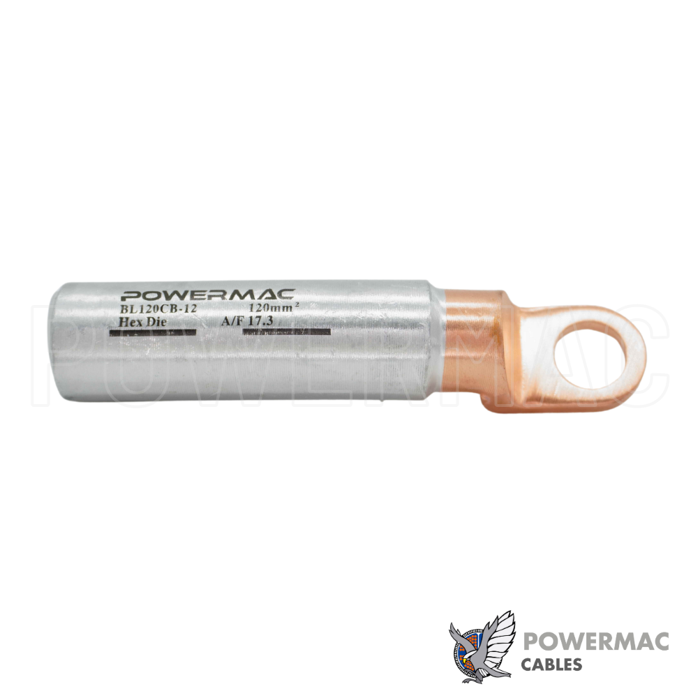 120mm M12 Bi-metal Narrow Palm Circuit Breaker Lug