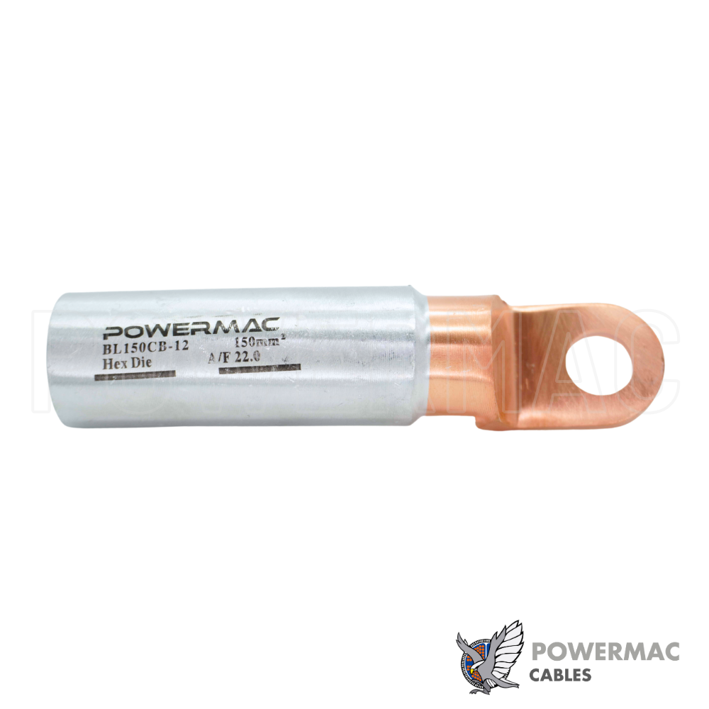 150mm M12 Bi-metal Narrow Palm Circuit Breaker Lug