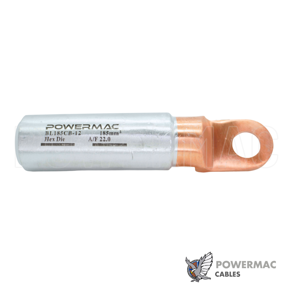 185mm M12 Bi-metal Narrow Palm Circuit Breaker Lug