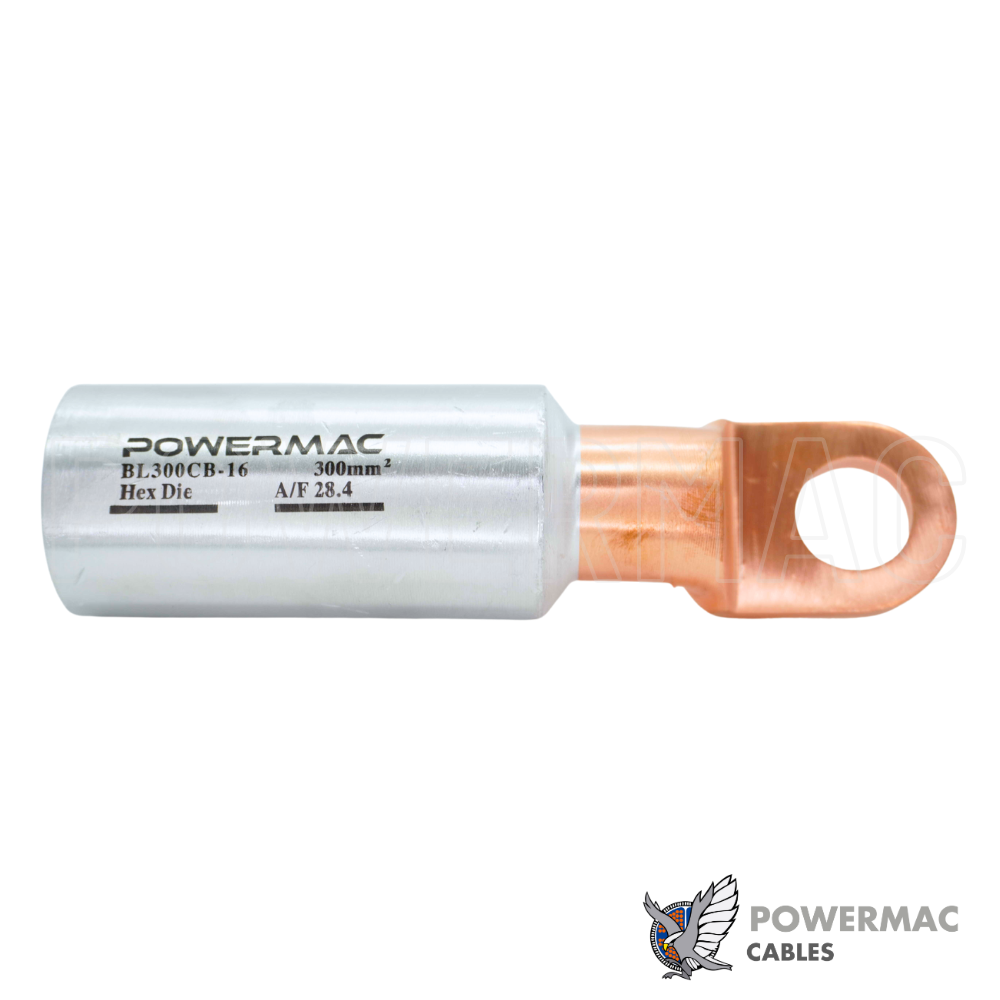 300mm M16 Bi-metal Narrow Palm Circuit Breaker Lug