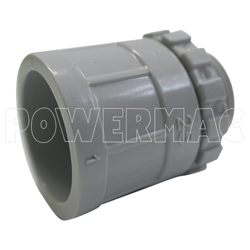 20mm Plain To Screw Adaptor With Locknut