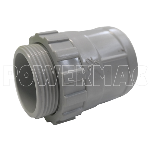 32mm Plain To Screw Adaptor With Locknut