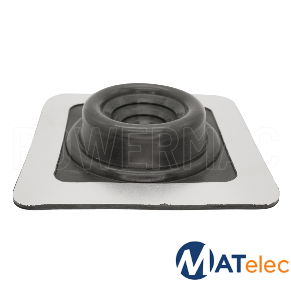 5 - 55mm Roof Penetration Seal Square Black