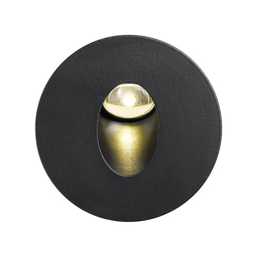 LED RECESS INTERIOR WALL LIGHT, 3 WHATT ROUND 4000K + SNAP RD-WH