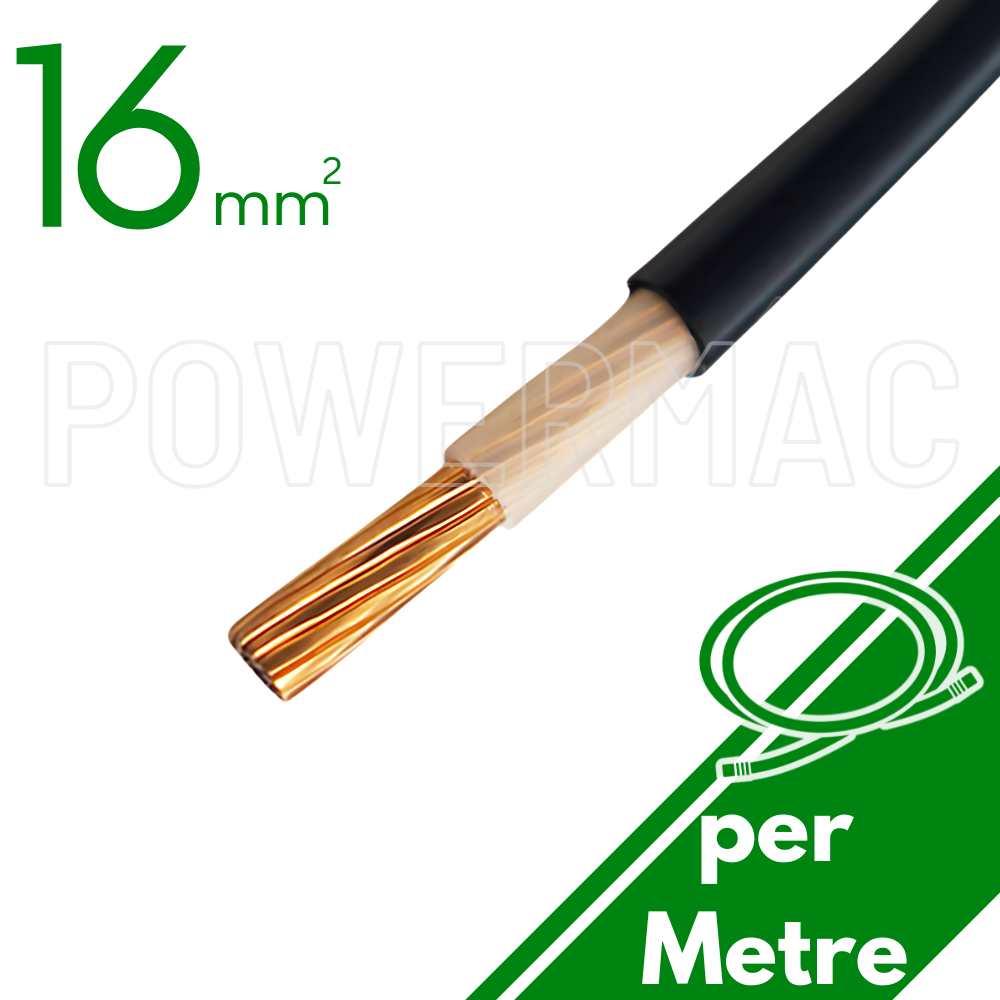 16mm 1C Cooper XLPE/PVC 1KV