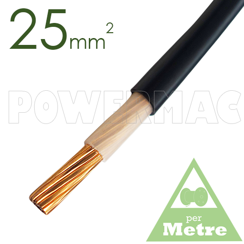25mm 1C Copper XLPE/PVC 1KV