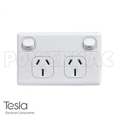 Tesla 15A Double GPO