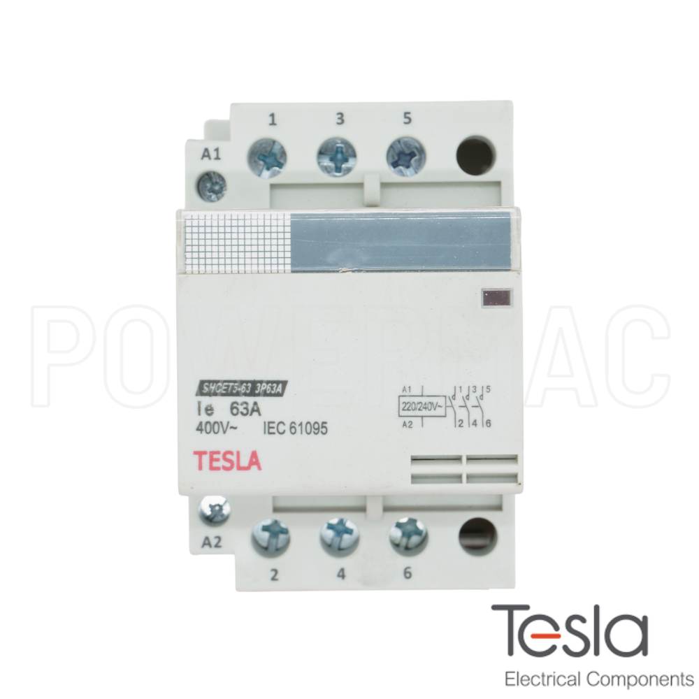 3 Pole 63A 240V Modular Contactor
