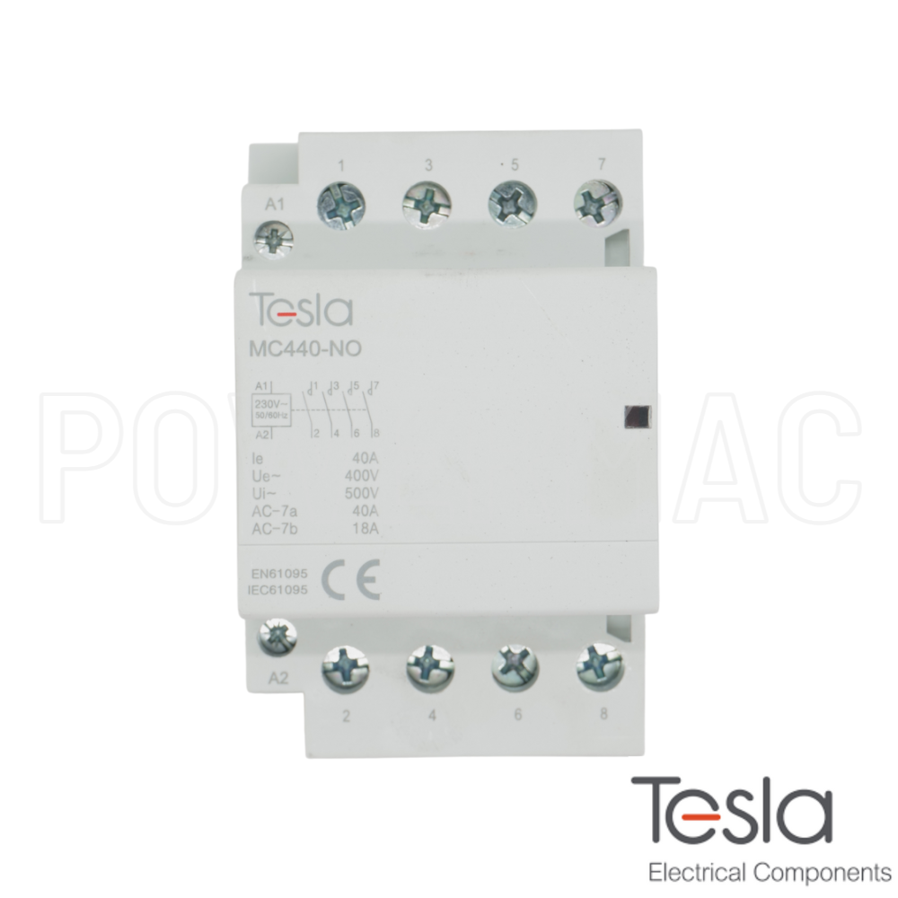 4 Pole 40A 240V Modular Contactor N/O