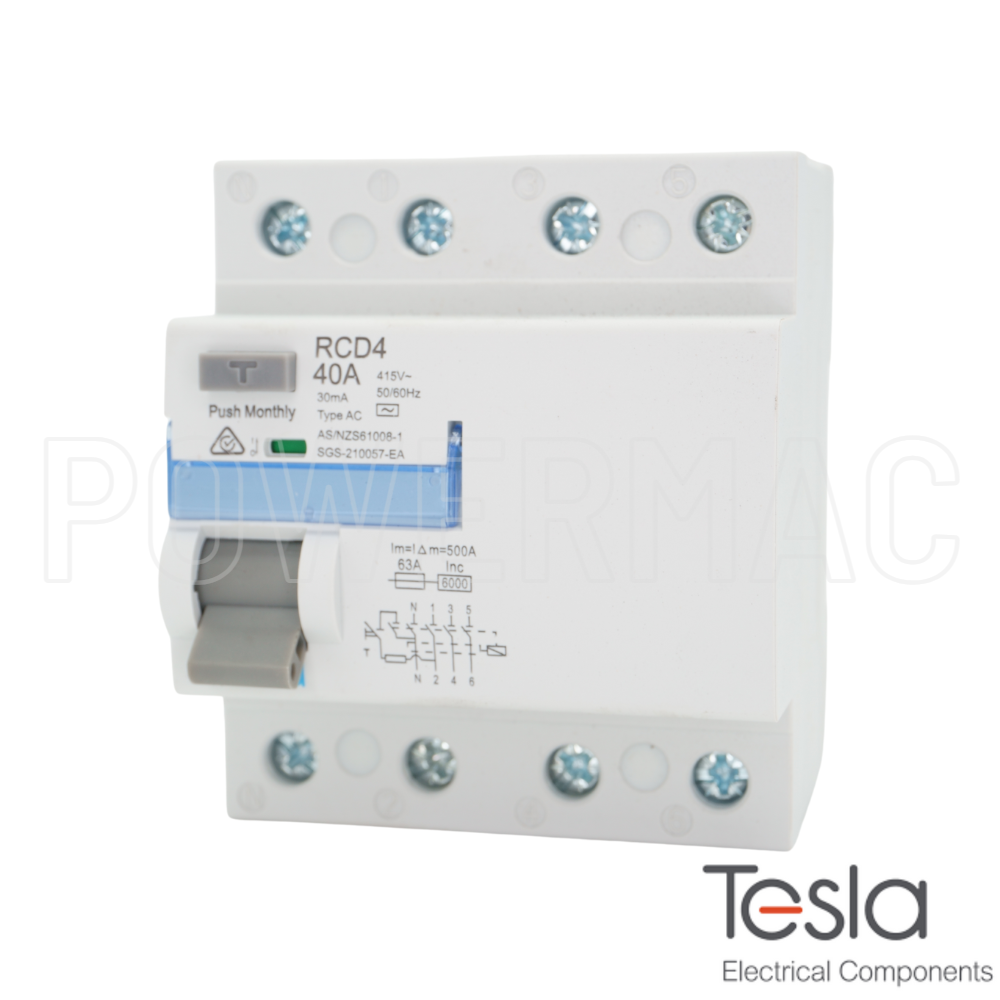 RCD 4 Pole 40a 30ma