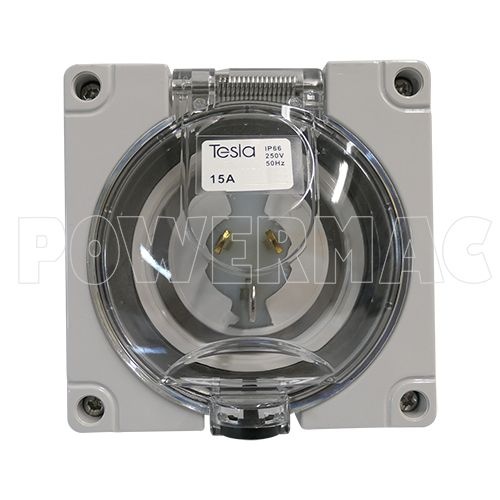 Tesla Appliance Inlet 3 Pin 10A Flat