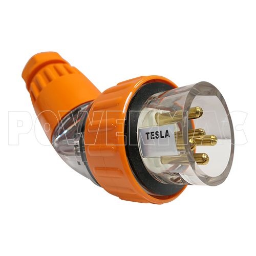 Plug Angled 5 Pin 32a Round