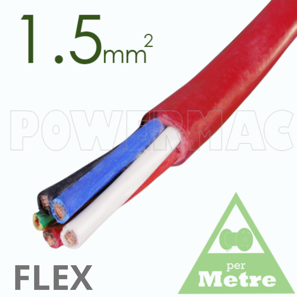 1.5mm 4C+E Thermoflex Fire Rated Cable