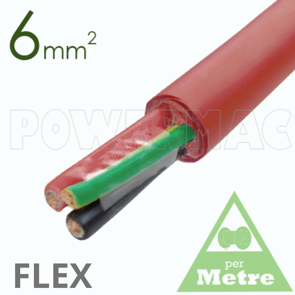 6mm 2C+E Thermoflex Fire Rated Cable