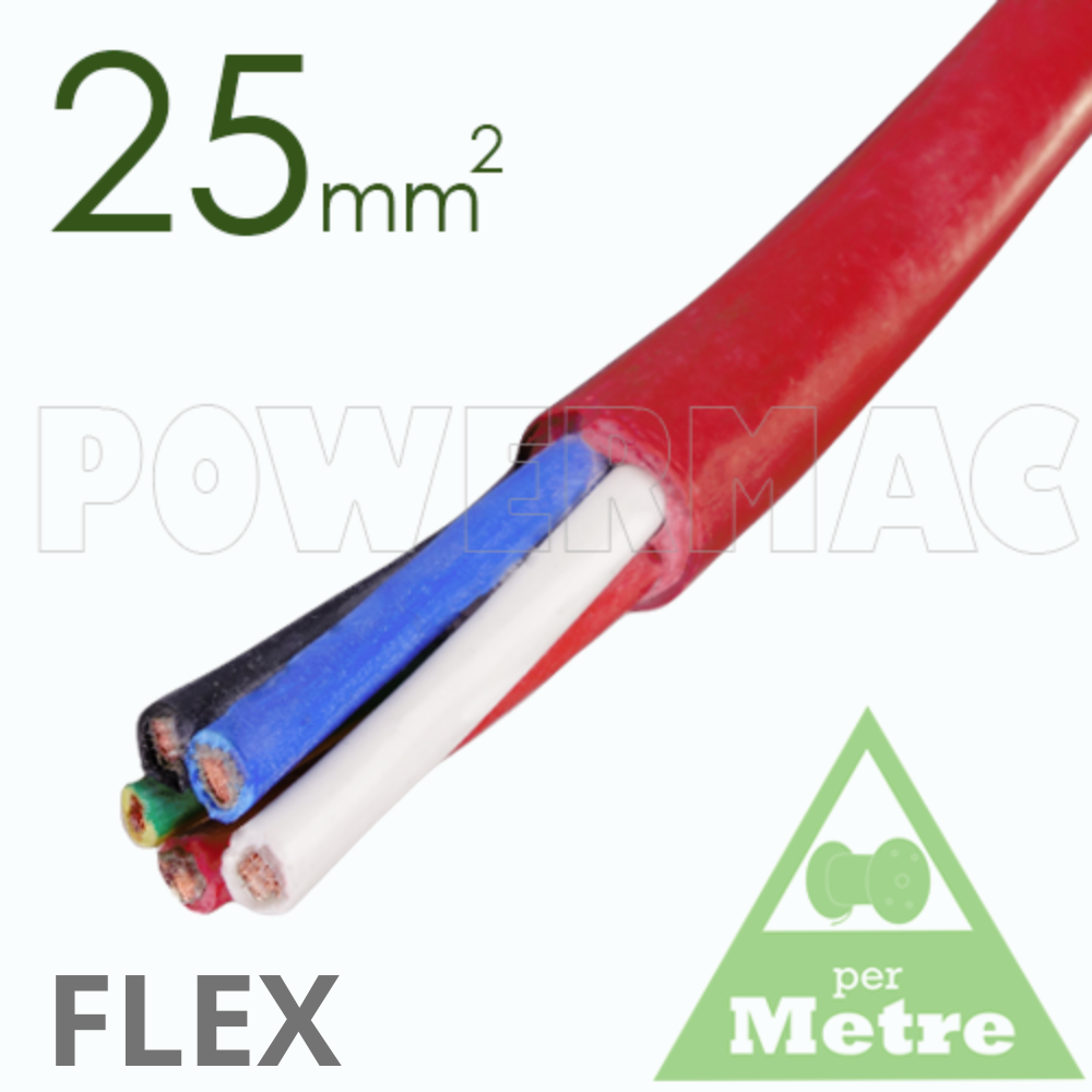 25mm 4C+E Thermoflex Fire Rated Cable