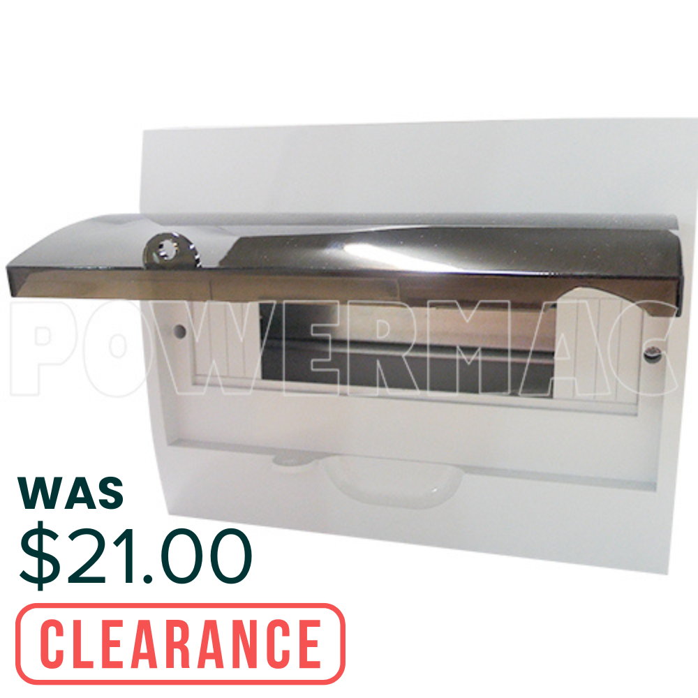 12 Pole Surface Mount Lockable Distribution Board