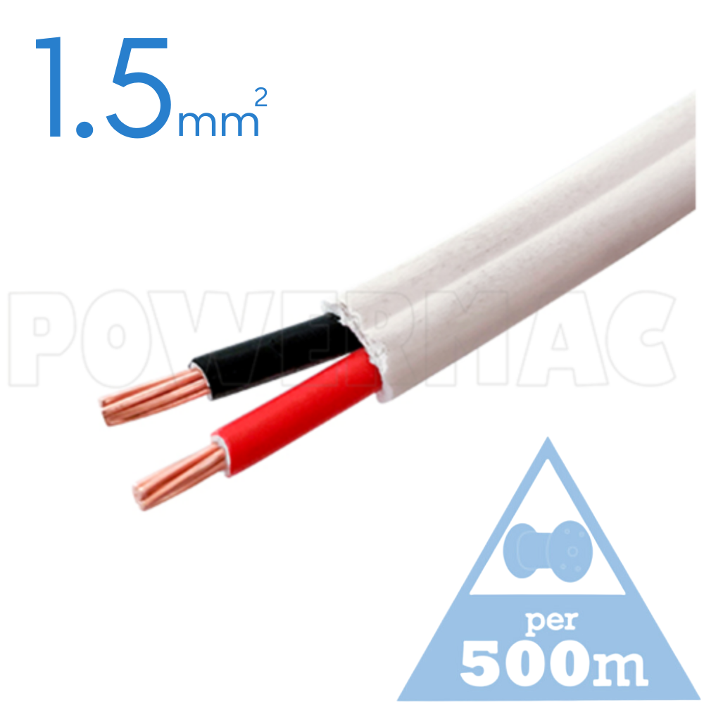 1.5MM 2C Twin Cable Red/Black 450/750 V-90