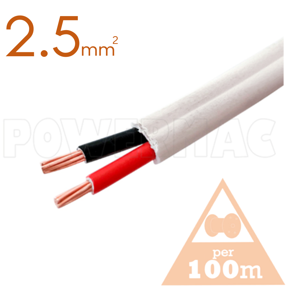 2.5MM 2C Twin Cable Red/Black 450/750 V-90
