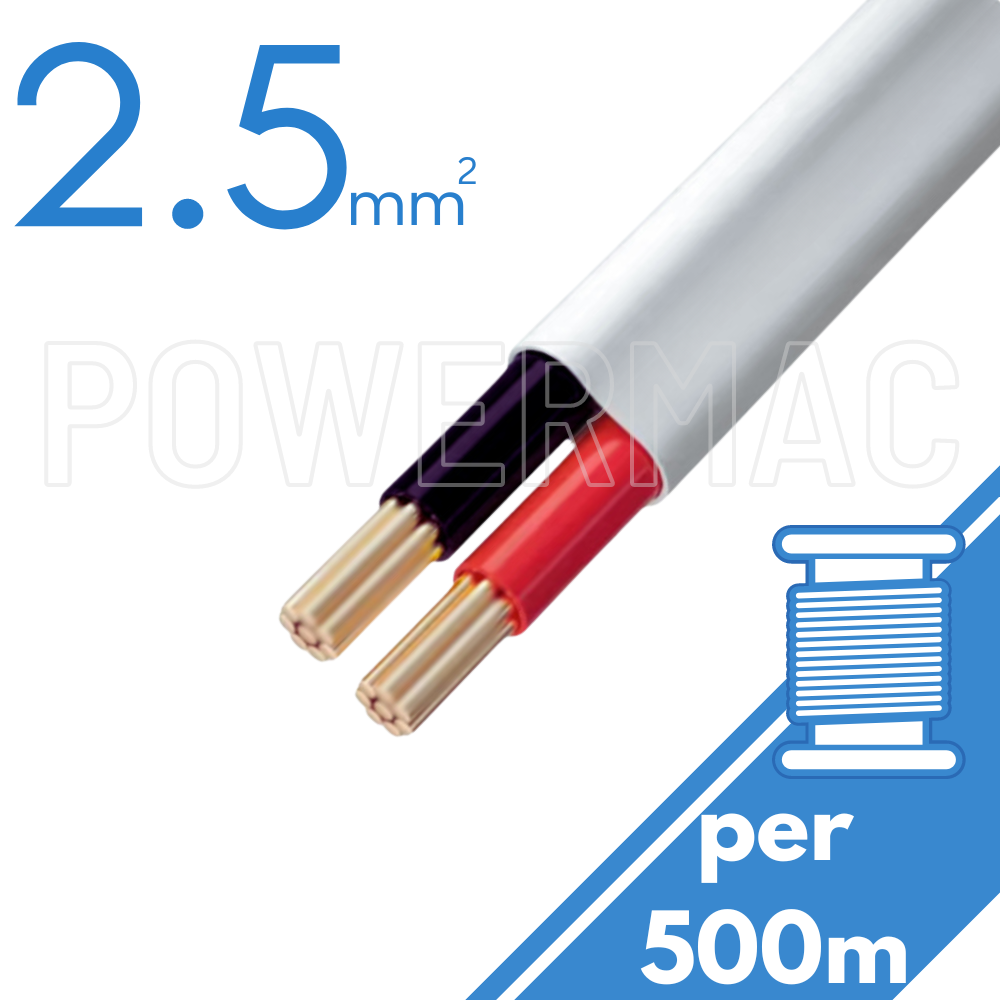 2.5MM 2C Twin Cable Red/Black 450/750 V-90