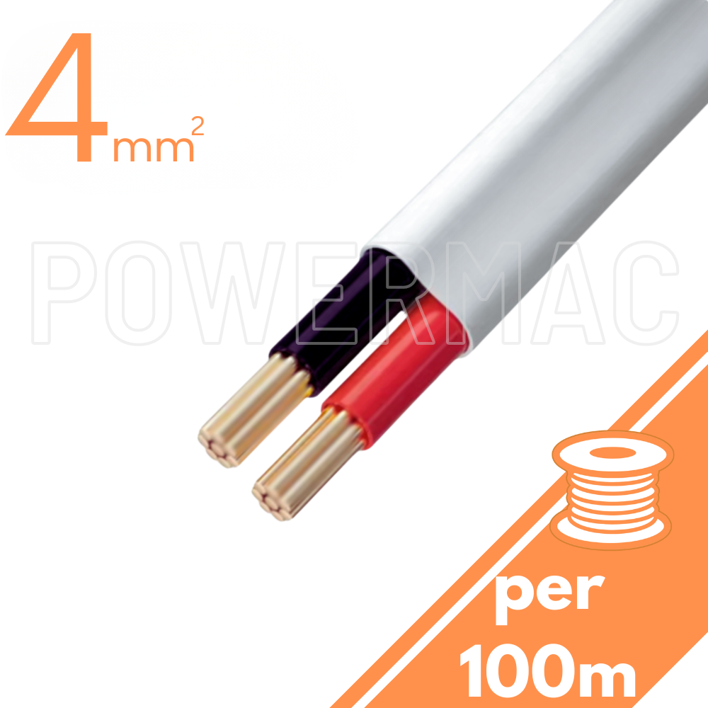 4MM 2C Twin Cable Red/Black 450/750 V-90
